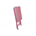 TRIMTAFEL SHOWTIME - verstelbaar - inklapbaar - roze - 60 X 45 X 82 cm